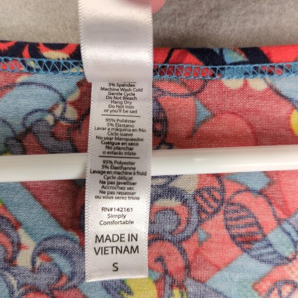 Lularoe Disney Mickey Mouse Print High-Low Shirt Women's S Short Sleeve Cartoon - Picture 4 of 10